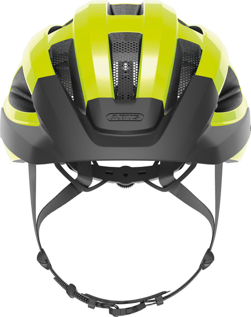 ABUS Macator Road Helmet in Signal Yellow