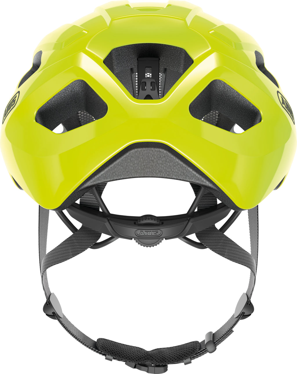 ABUS Macator Road Helmet in Signal Yellow