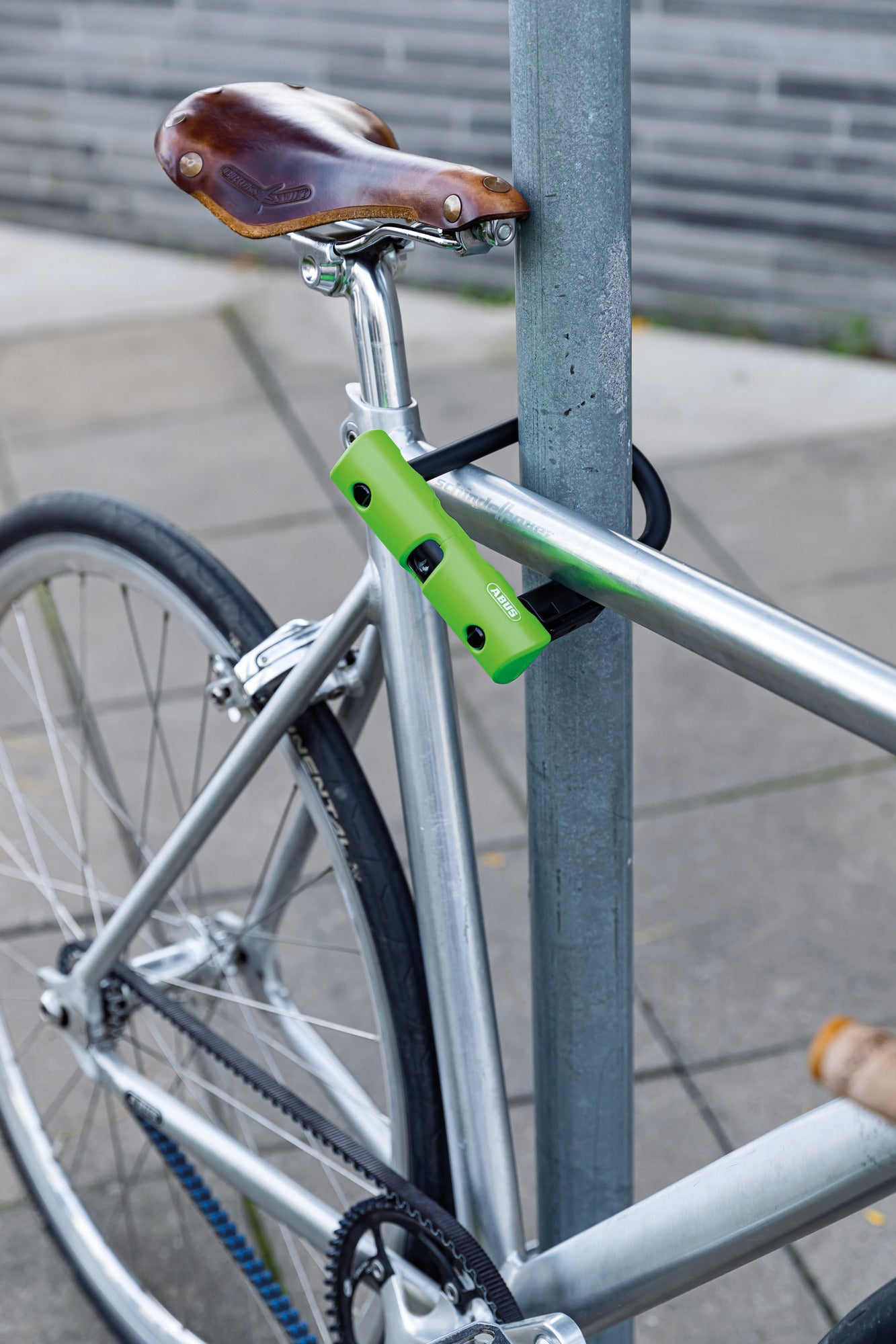 ABUS Ultimate 410 U-Shackle Lock 230mm + 10/120 Cobra Cable (Silver Sold Secure)