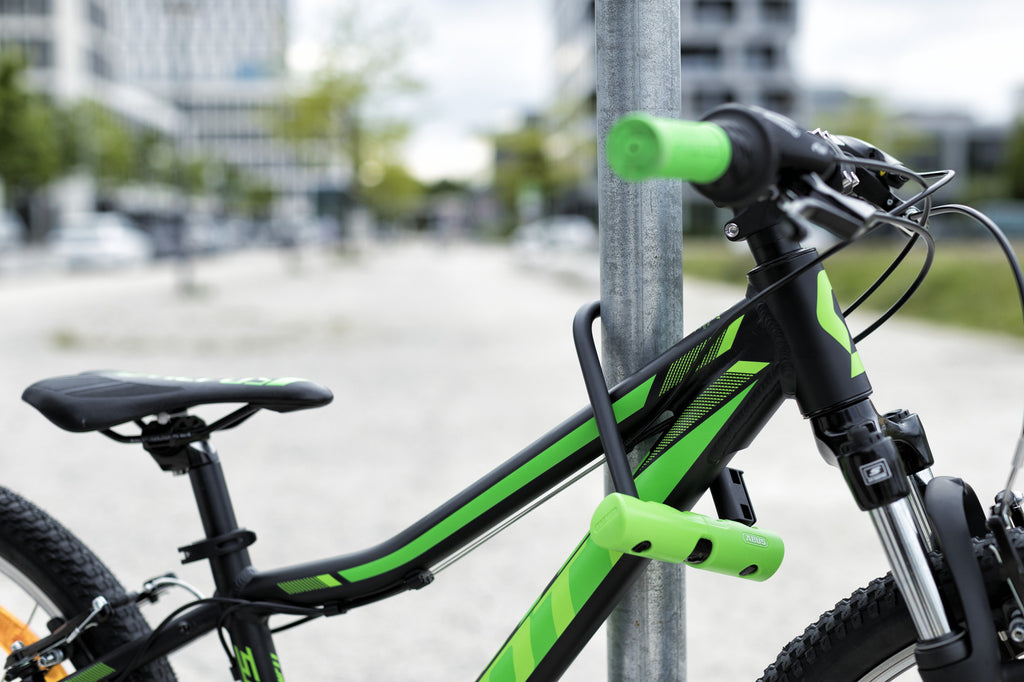 ABUS Ultra  Mini Ultimate 410 U-Shackle Lock 140mm + 10/120 Cobra Cable (Silver Sold Secure)