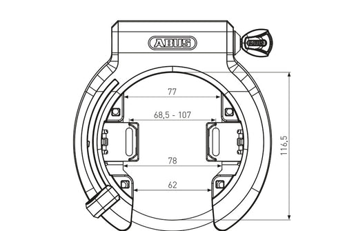 ABUS Granit Xplus 6950 Frame Lock