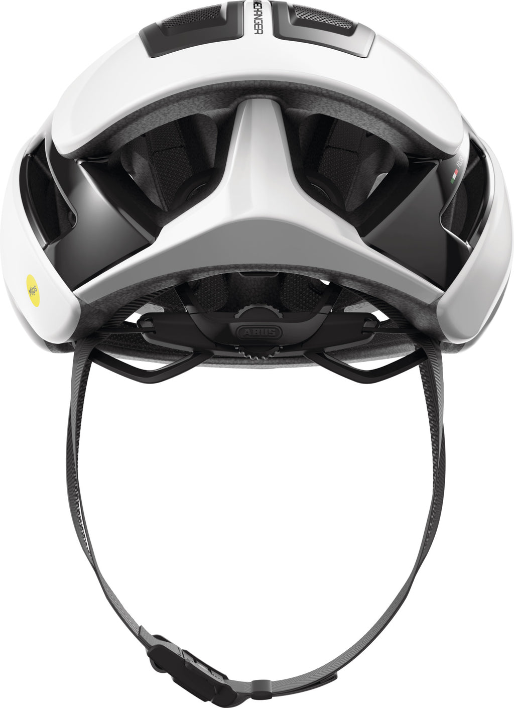 ABUS GameChanger 2.0  MIPS Road Aero Elite Helmet in Shiny White (Made in Italy)