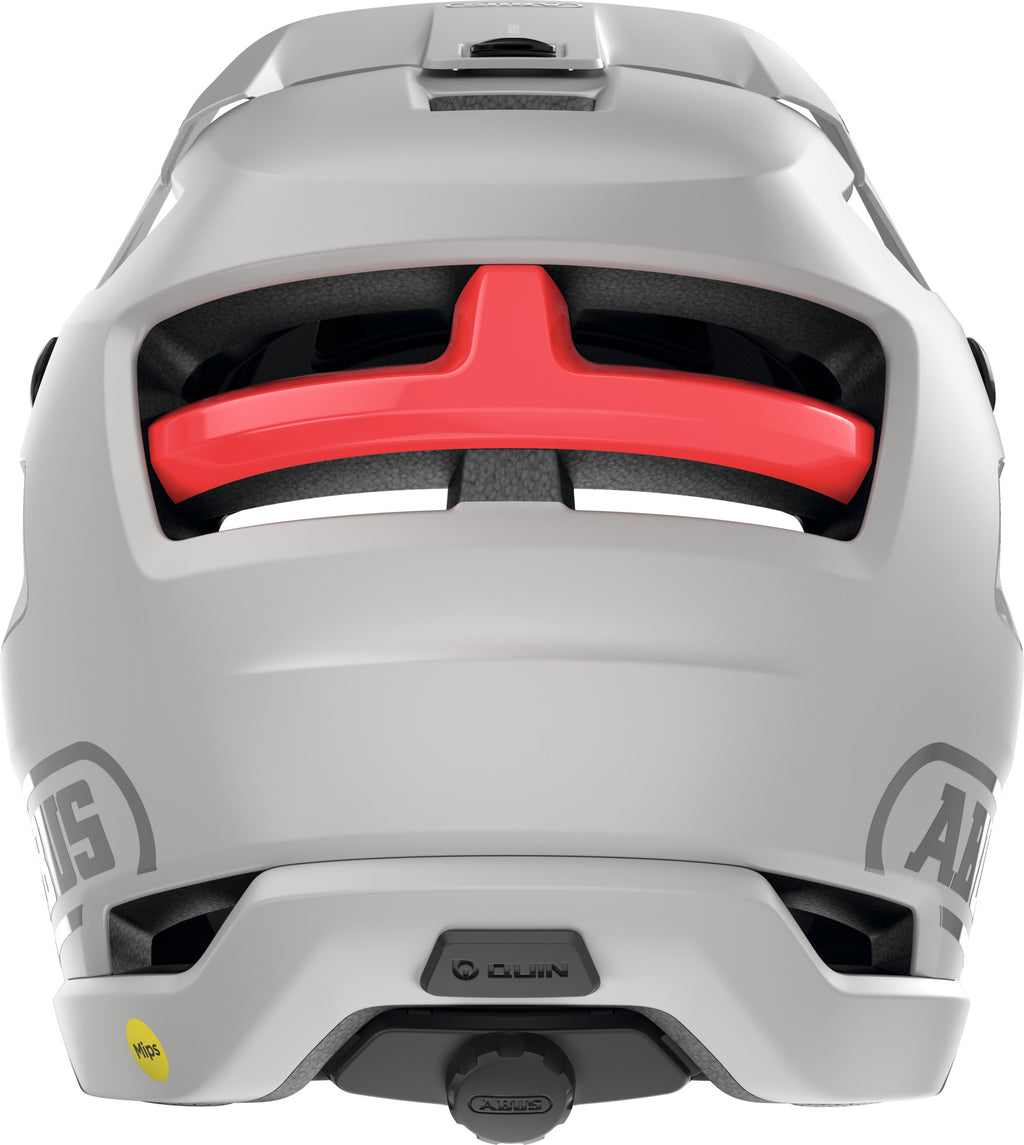 ABUS AirDrop MIPS MTB Full Face Elite Helmet in Polar White