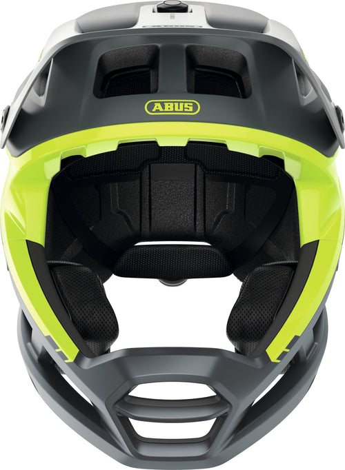 ABUS AirDrop MIPS MTB Full Face Elite Helmet in Concrete Grey