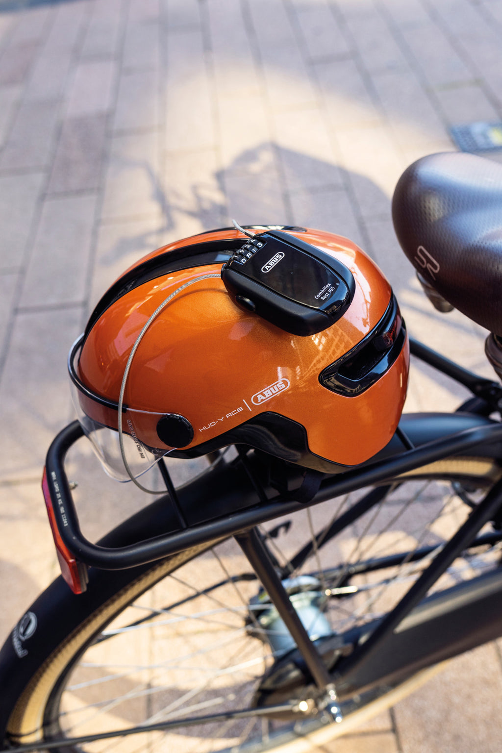 ABUS Combiflex Rest 105 Cafe Lock in Black