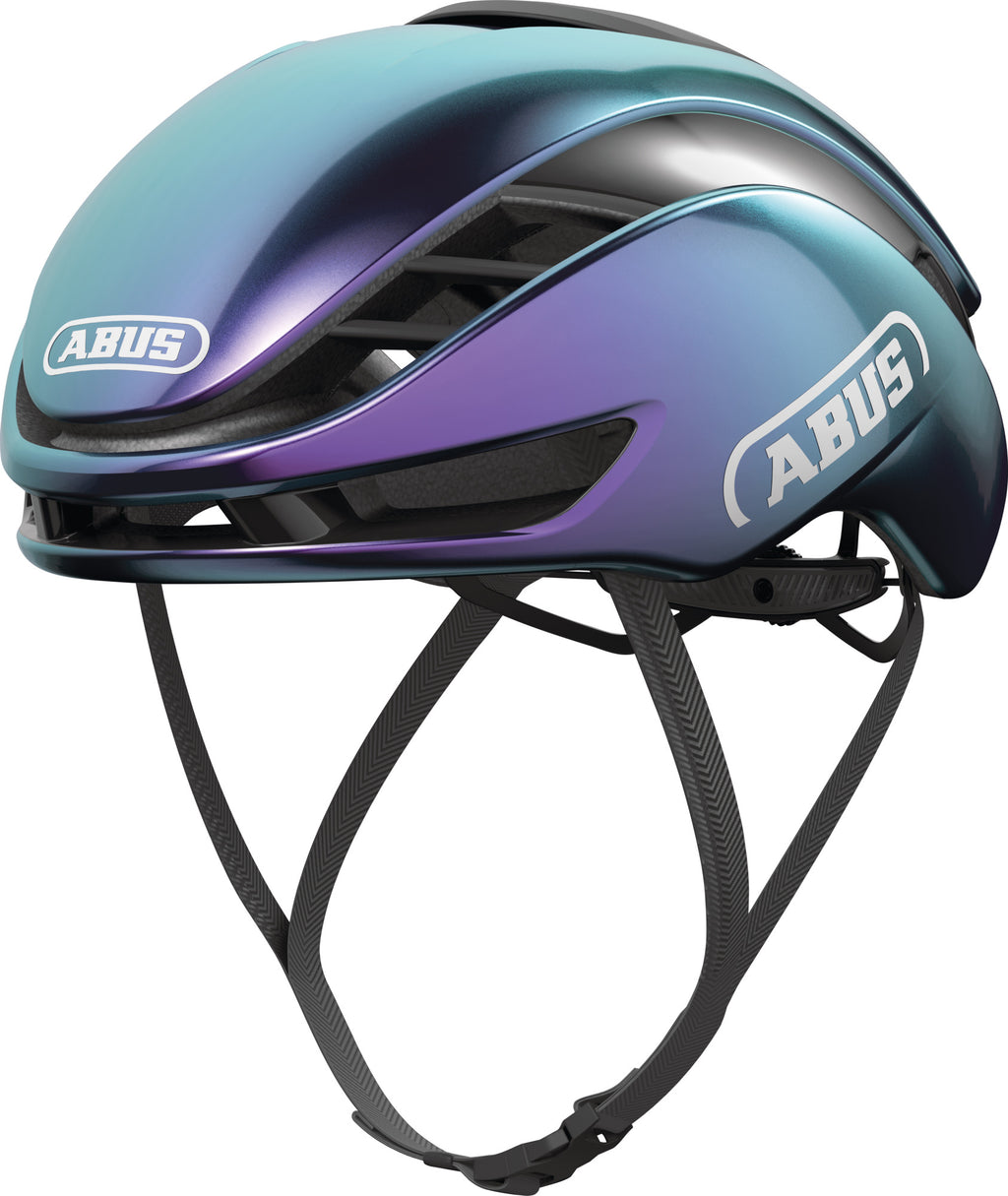 ABUS GameChanger 2.0 Road Aero Elite Helmet in Flip Flop Purple (Made in Italy)