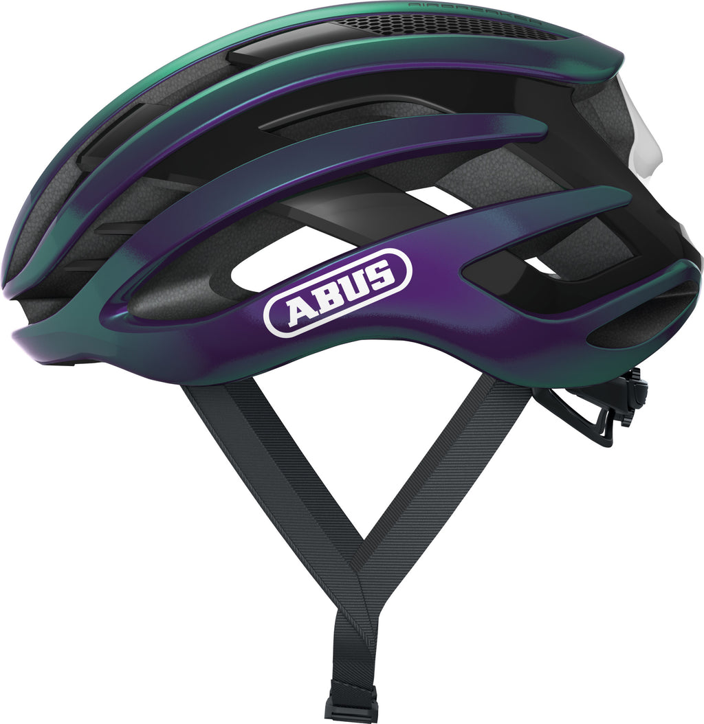 ABUS AirBreaker Road Elite Helmet in Flip Flop Purple (Made in Italy)