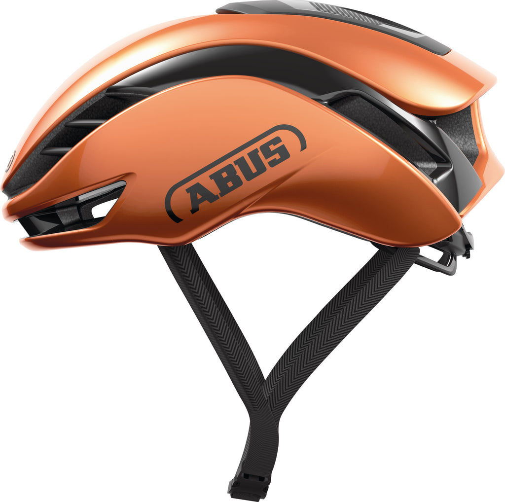 ABUS GameChanger 2.0 Road Aero Elite Helmet in Goldfish Orange (Made in Italy)