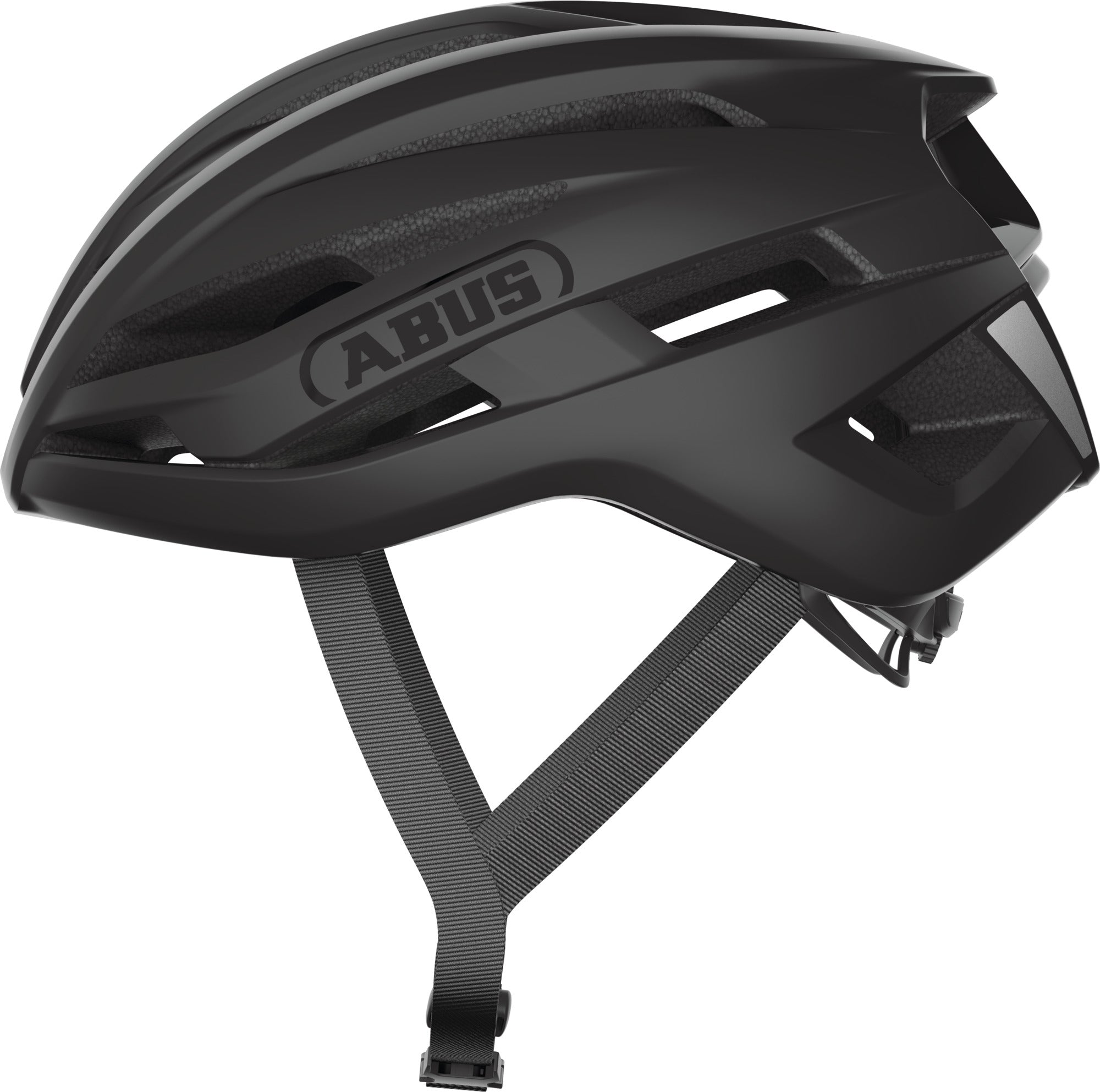 ABUS Stormchaser ACE Road Helmet in Velvet Black (Made in Italy)