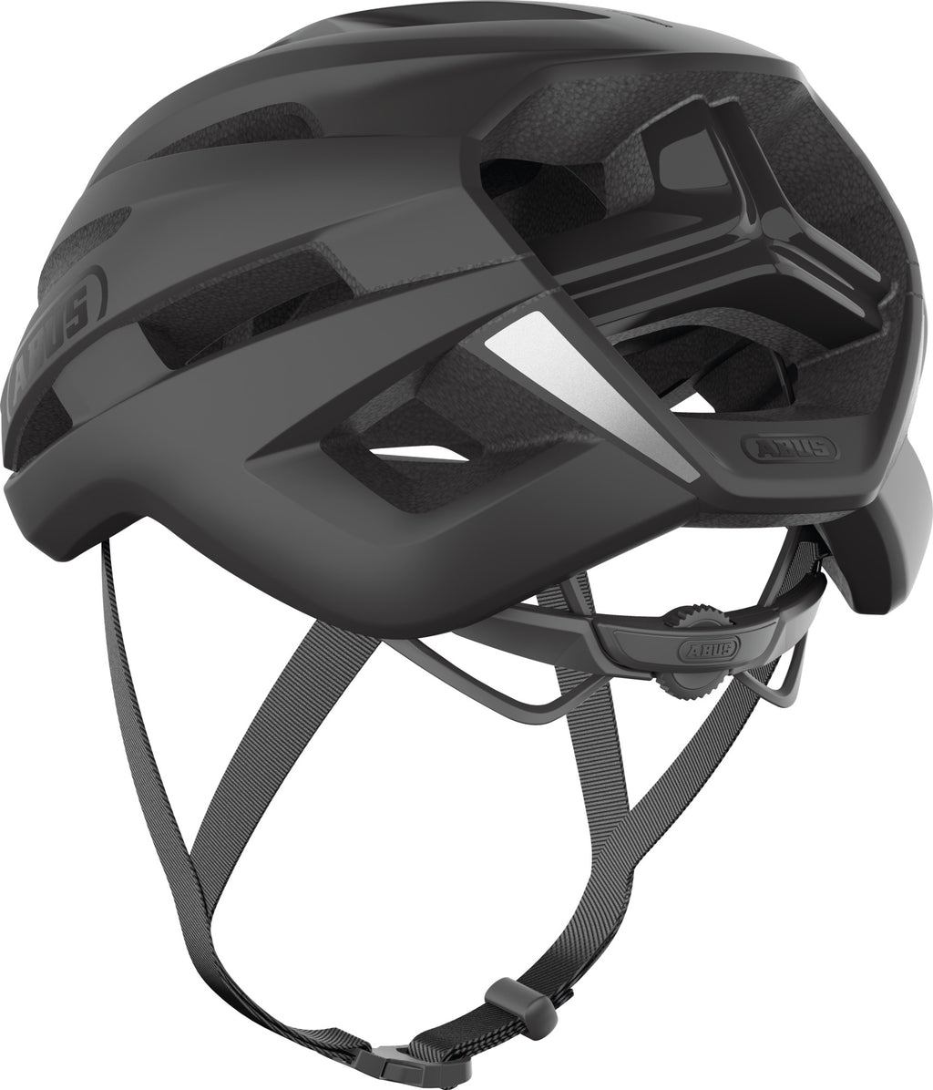 ABUS Stormchaser ACE Road Helmet in Velvet Black (Made in Italy)
