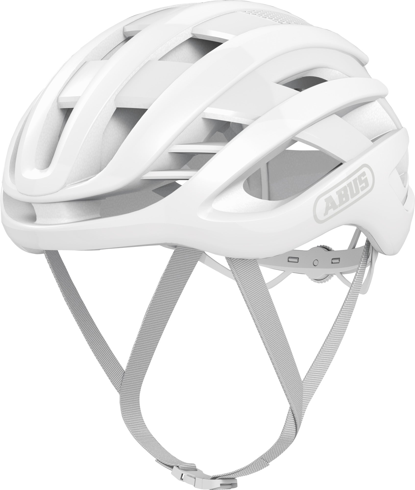 ABUS AirBreaker Road Elite Helmet in Pure White (Made in Italy)