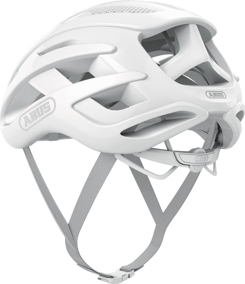 ABUS AirBreaker Road Elite Helmet in Pure White (Made in Italy)