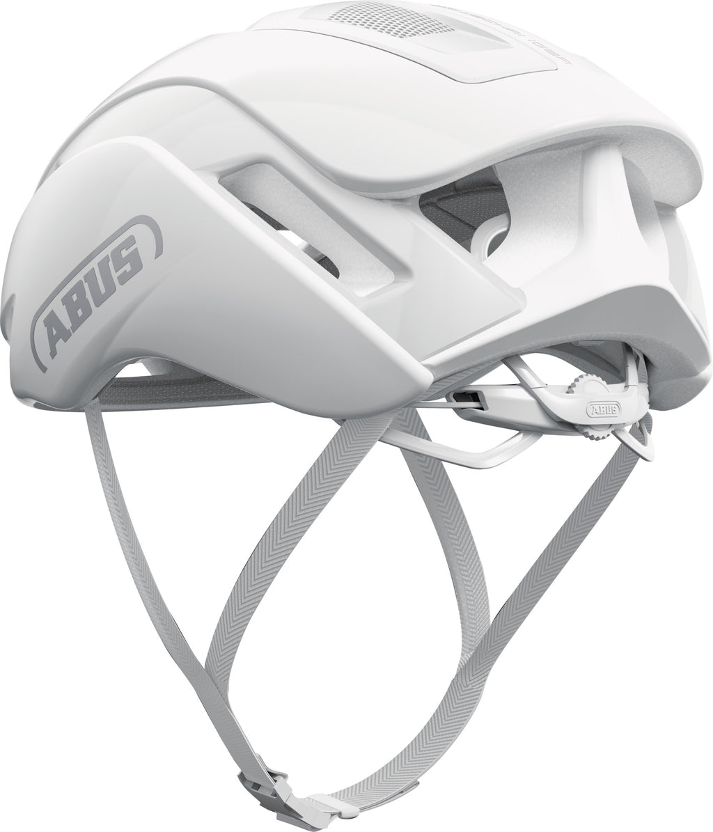 ABUS GameChanger 2.0 Road Aero Elite Helmet in Pure White (Made in Italy)