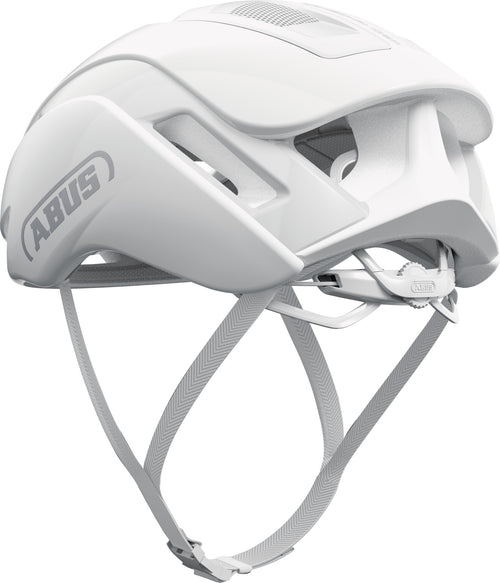 ABUS GameChanger 2.0 Road Aero Elite Helmet in Pure White (Made in Italy)