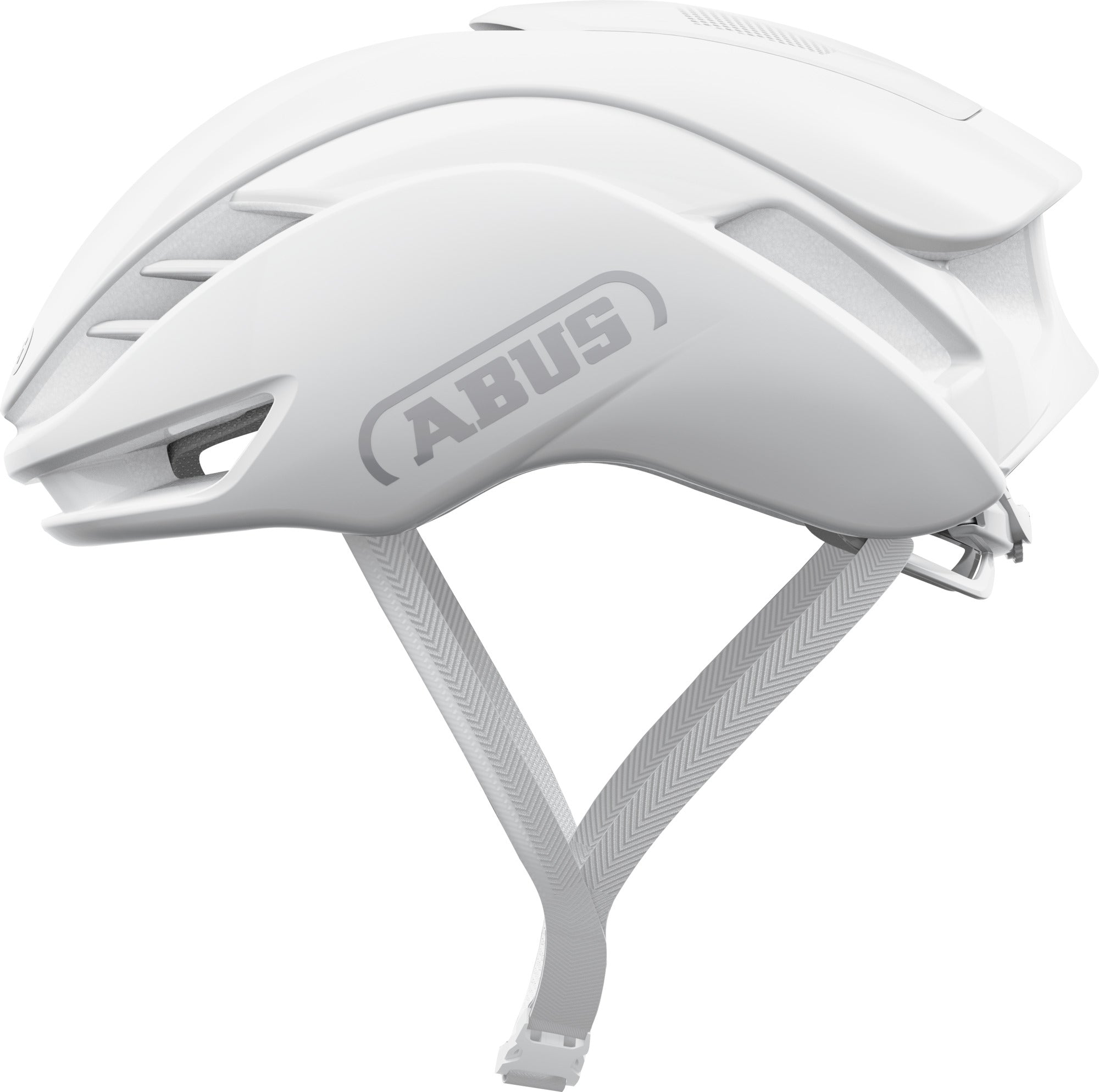 ABUS GameChanger 2.0 Road Aero Elite Helmet in Pure White (Made in Italy)