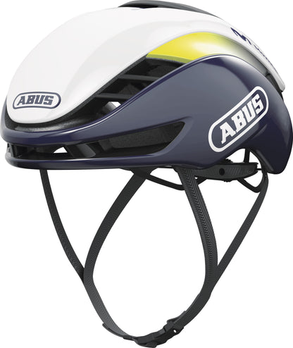 ABUS GameChanger 2.0 Road Aero Elite Helmet in Movistar Team (Made in Italy)