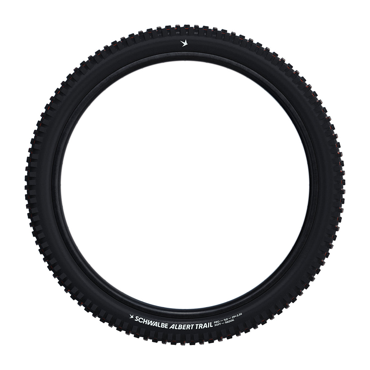 Schwalbe Albert Trail Pro Radial Soft MTB Tyre in Black (Fold)