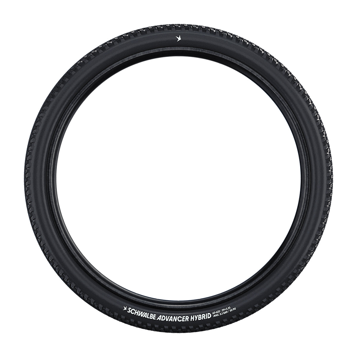 Schwalbe Advancer Hybrid MTB Tyre in Black/Reflex (Wired)