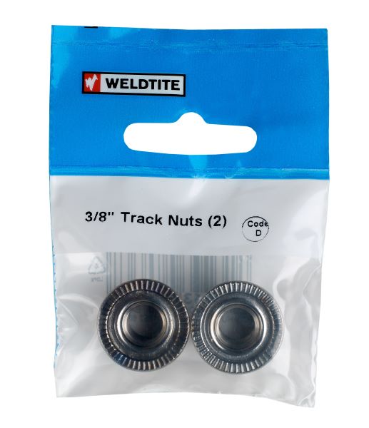 Weldtite 3/8 Track Nuts (Pack of 2)