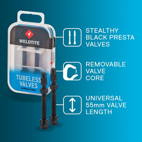 Weldtite Tubeless Valve Set