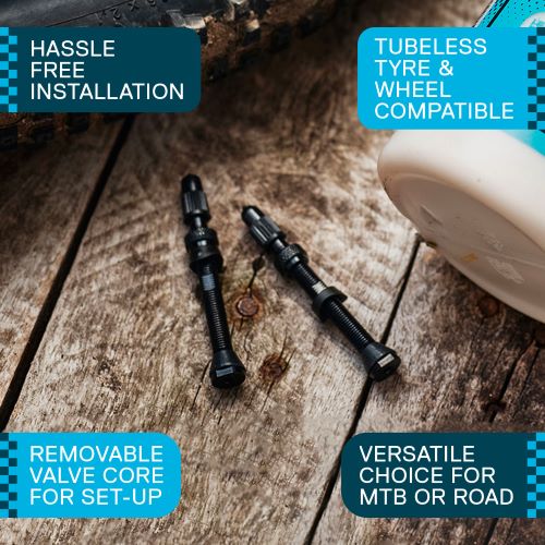 Weldtite Tubeless Valve Set