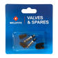 Weldtite Presta Valve Core & Caps Kit (pack of 2)
