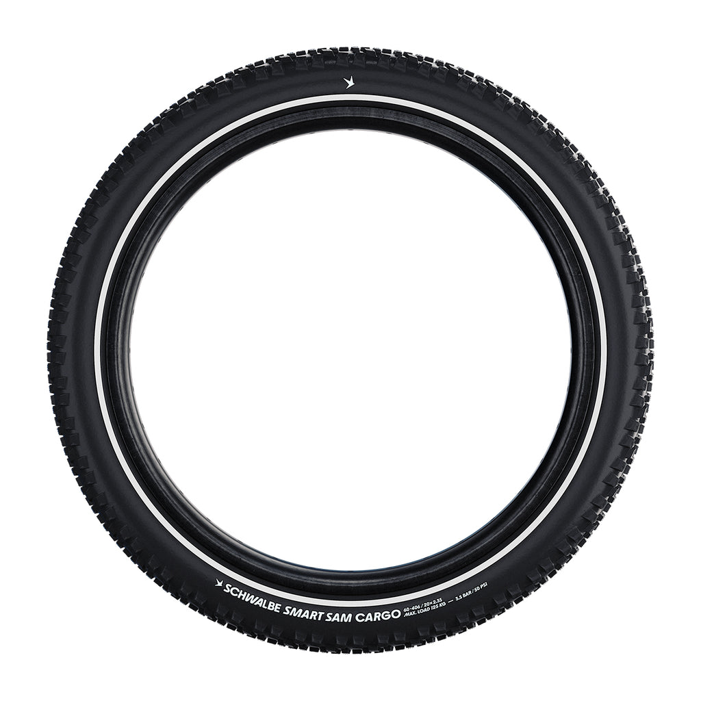 Schwalbe Smart Sam Cargo Super Defense Addix E MTB Tyre in Black/Reflex (Wired)