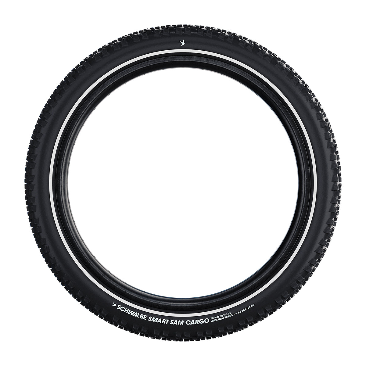 Schwalbe Smart Sam Cargo Super Defense Addix E MTB Tyre in Black/Reflex (Wired)