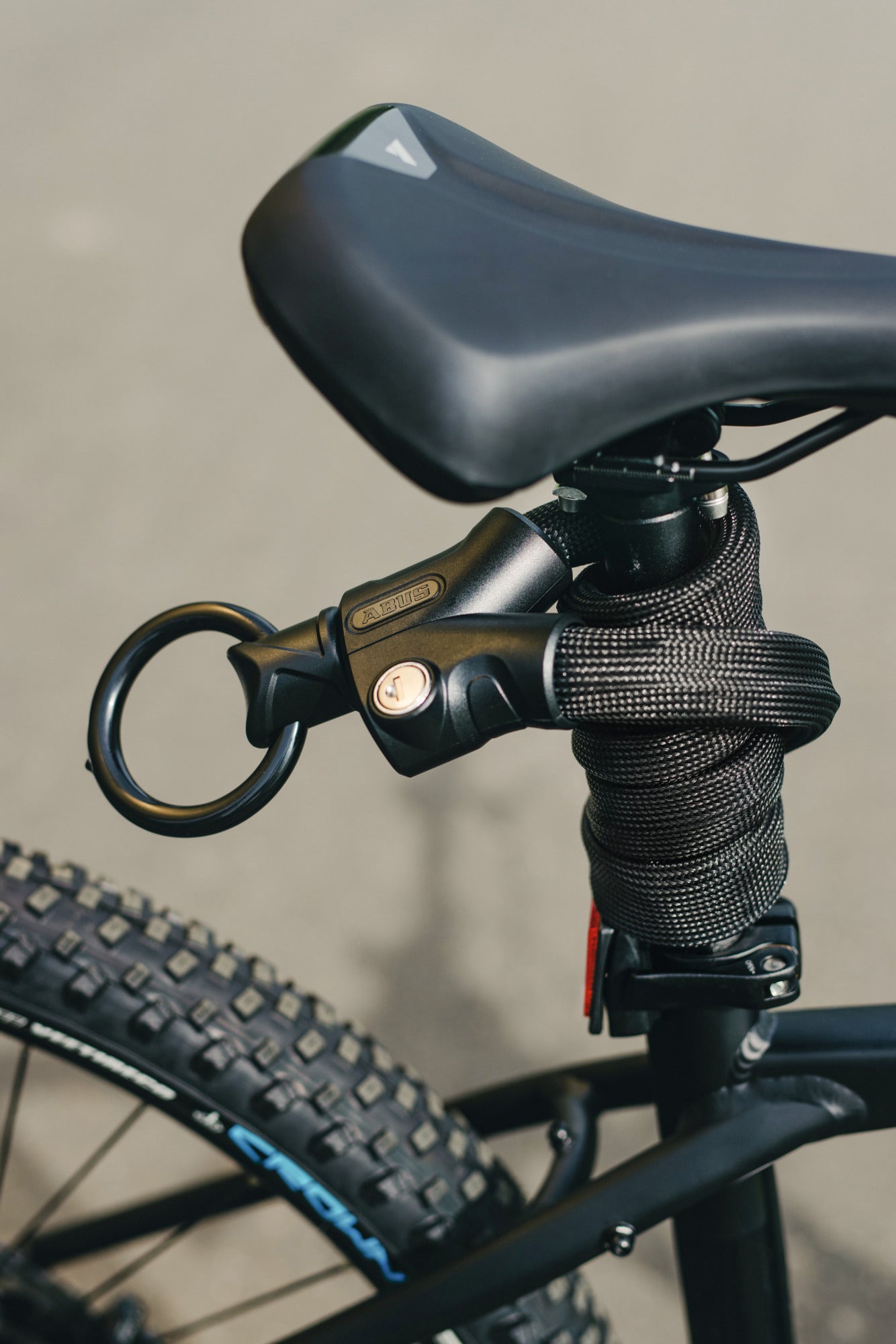 ABUS Infinity 1806/140 Black Chain Key Lock in Black