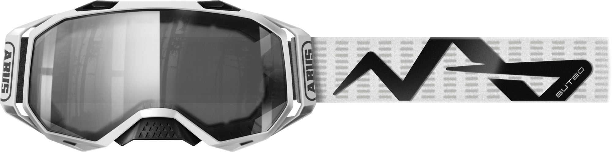 ABUS Buteo Goggles in Polar White