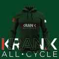 KranX Branded Gents Hoodie in Forest Green