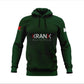 KranX Branded Gents Hoodie in Forest Green