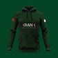 KranX Branded Ladies Hoodie in Forest Green