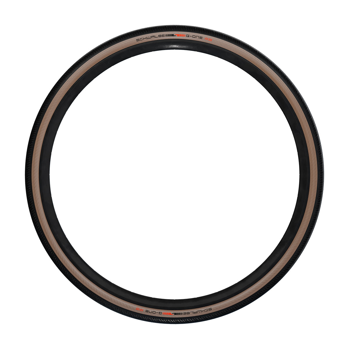 Schwalbe G-One RS Pro Super Race Evo V-Guard TLR Gravel Tyre in Black/Trans (Folding)