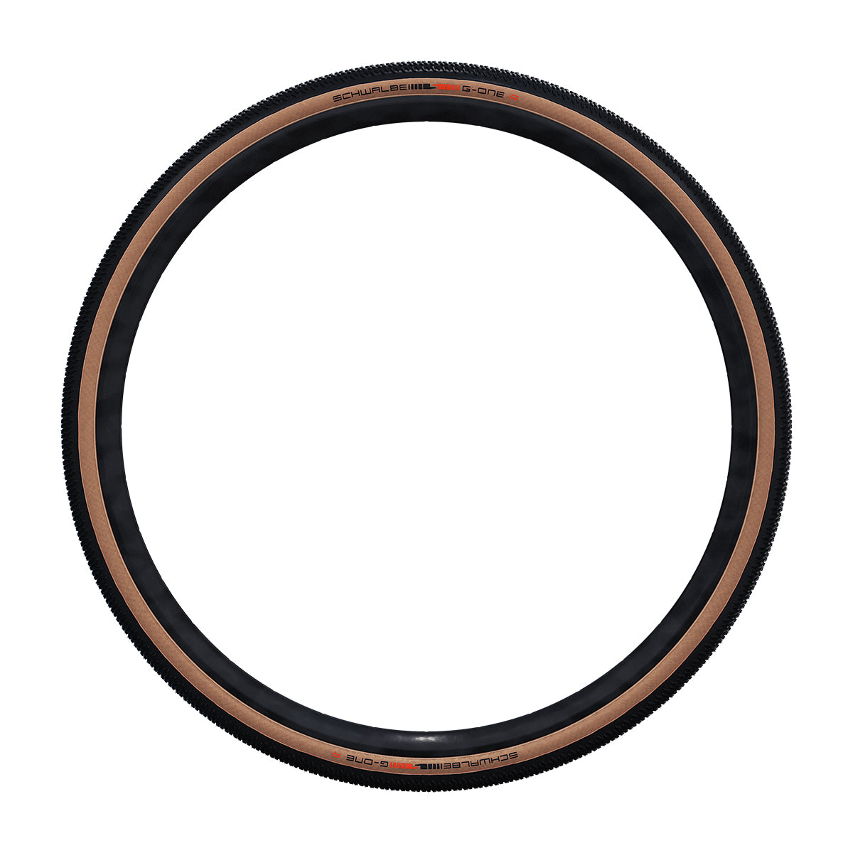 Schwalbe G-One R Pro Super Race Evo V-Guard TLR Gravel Tyre in Black/Trans (Folding)