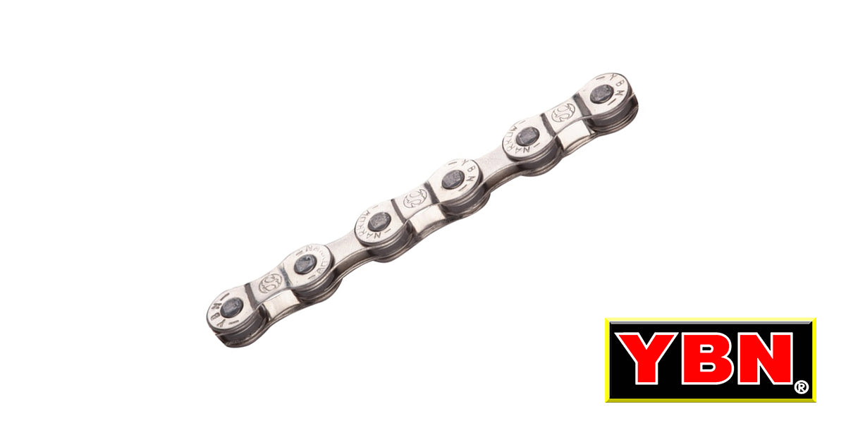 Yaban S8 S 8 Speed Chain in Silver/Brown (Boxed)