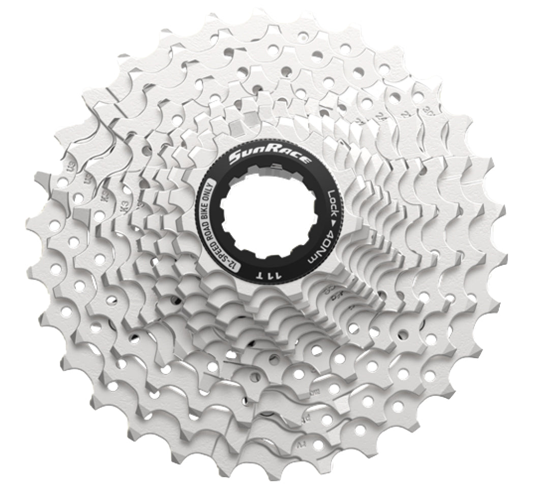 SunRace CSRZ800 - 12-Speed Road Cassette 11-42T in Metallic