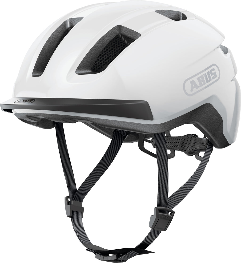 ABUS Purl-Y Urban Helmet in Shiny White