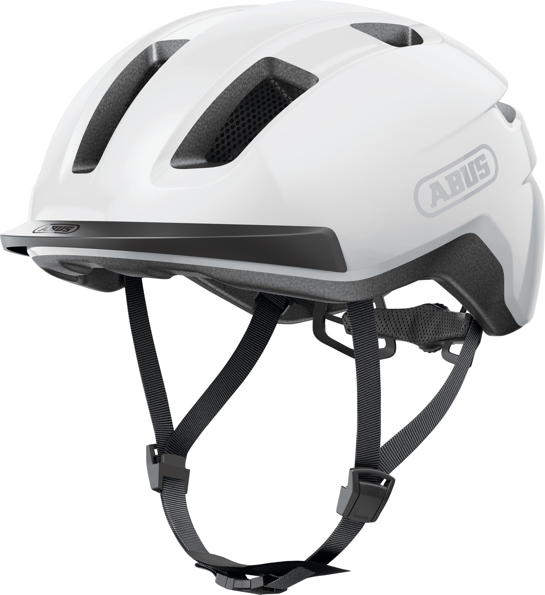 ABUS Purl-Y Urban Helmet in Shiny White