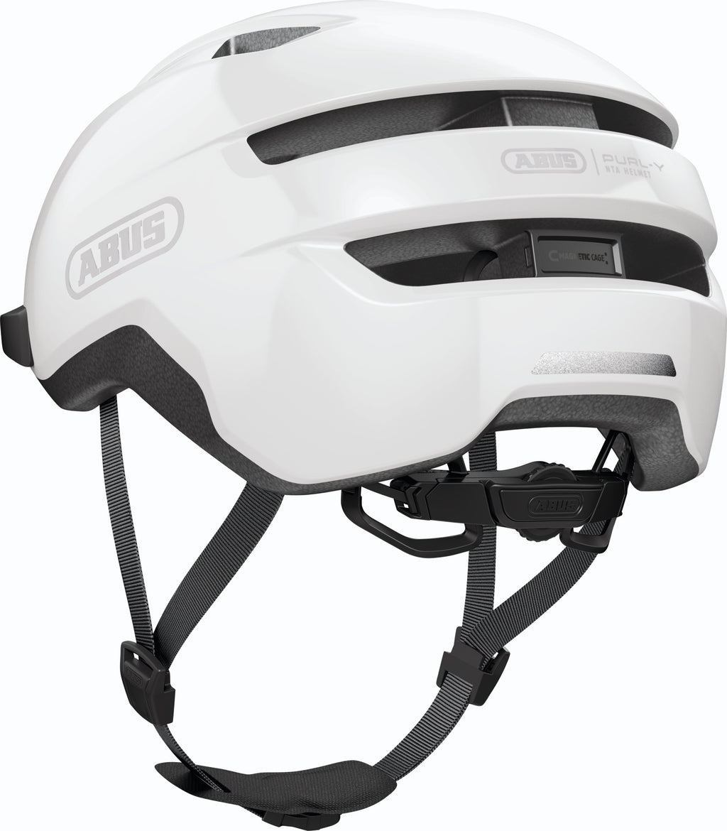 ABUS Purl-Y Urban Helmet in Shiny White