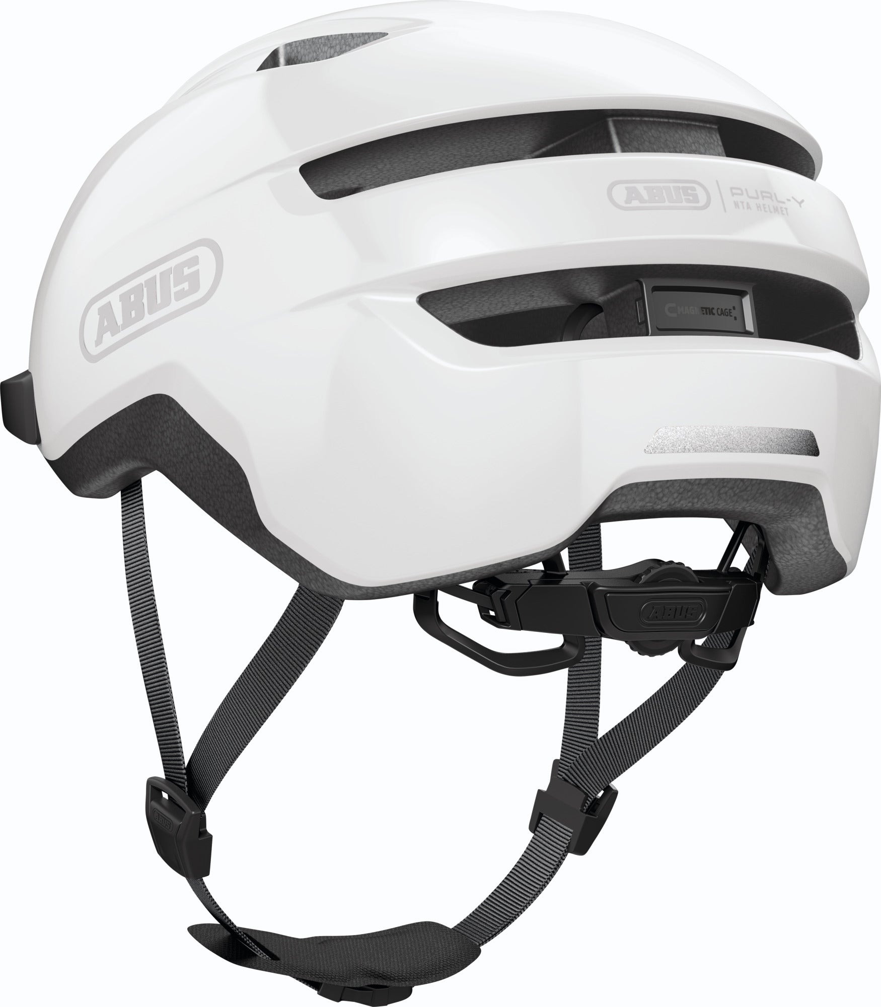 ABUS Purl-Y Urban Helmet in Shiny White