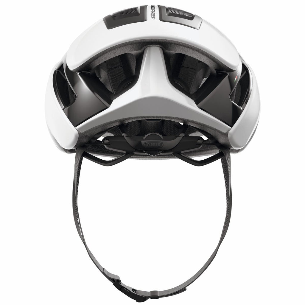 ABUS GameChanger 2.0 Road Aero Elite Helmet in Shiny White (Made in Italy)