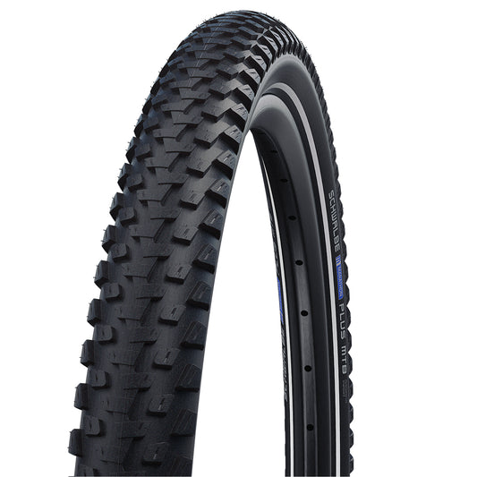 Schwalbe Marathon Plus MTB SmartGuard Tyre in Black/Reflex