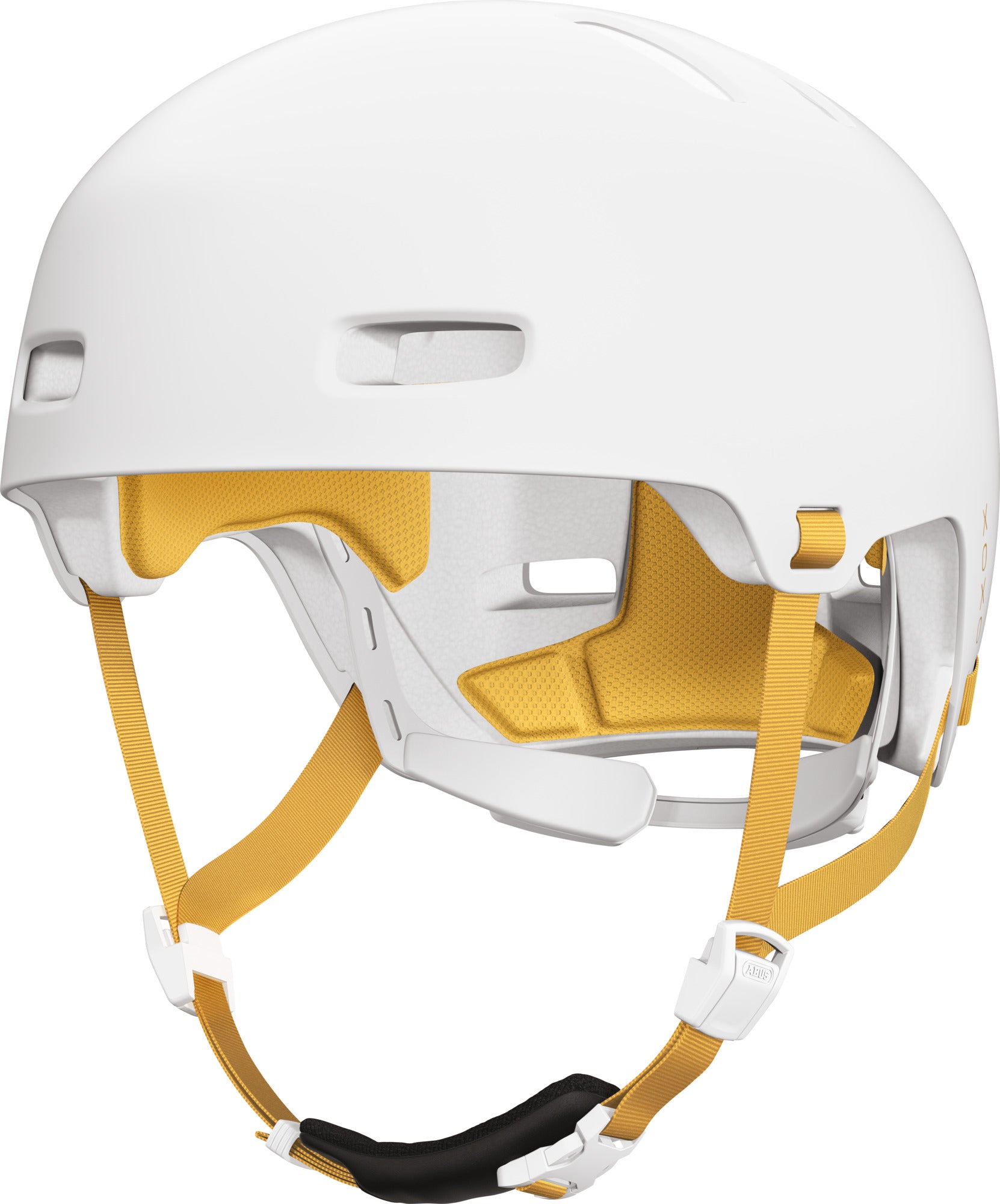 ABUS XOXO Urban Skater-Look Helmet in Polar White (Due April)