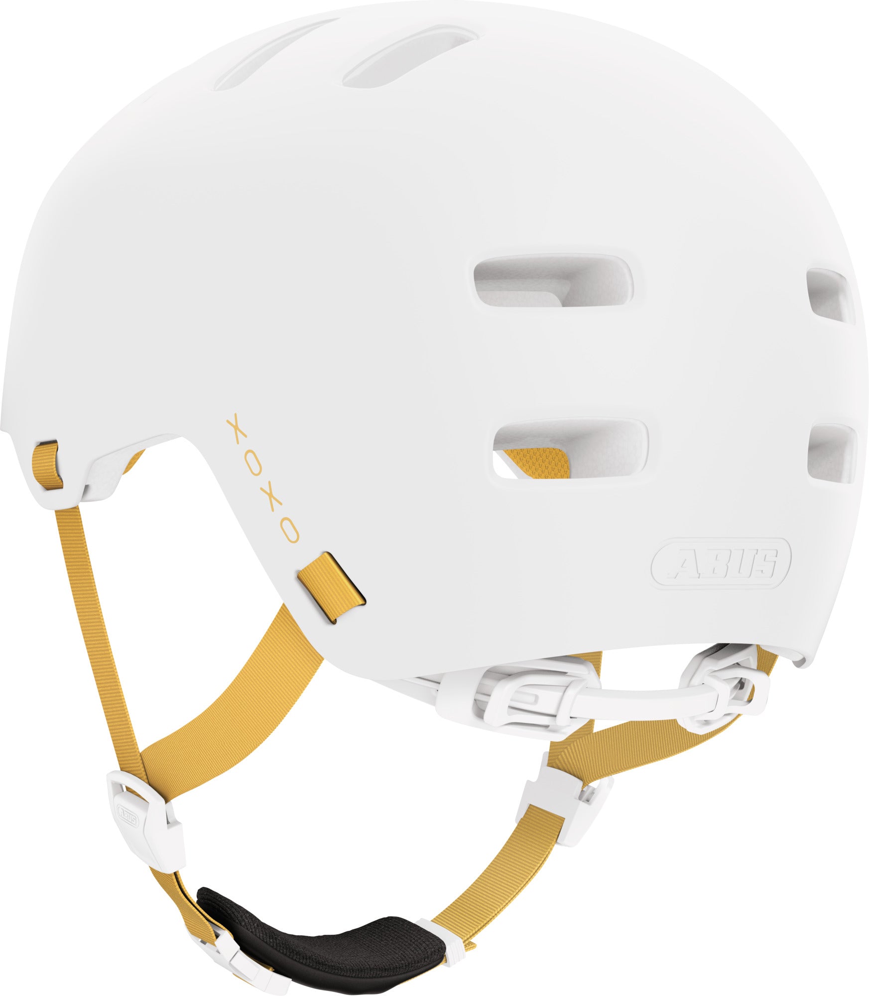 ABUS XOXO Urban Skater-Look Helmet in Polar White (Due April)
