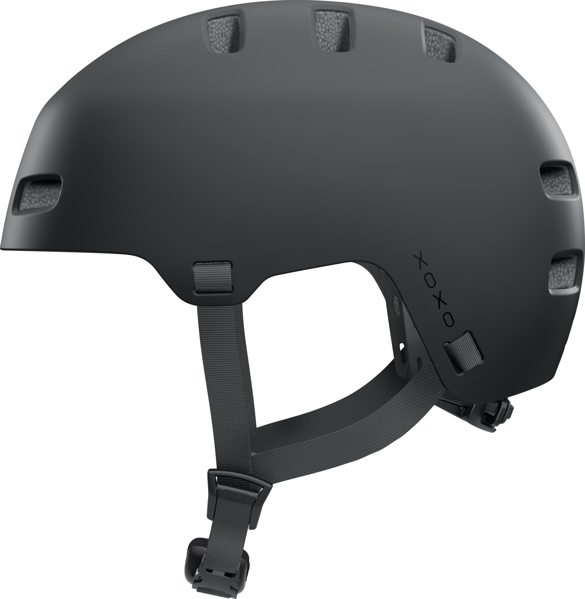 ABUS XOXO Urban Skater-Look Helmet in Velvet Black (Due April)