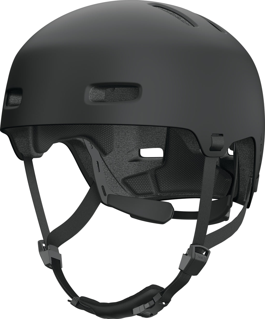 ABUS XOXO Urban Skater-Look Helmet in Velvet Black (Due April)