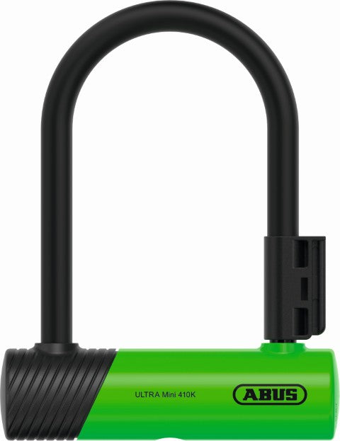 ABUS Ultra Mini Ultimate 410 U-Shackle Lock 140mm (Silver Sold Secure)