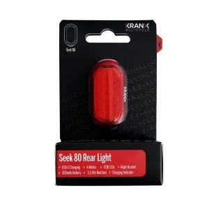 KranX Seek 80 USB Rechargeable Rear Light (80 Lumens)