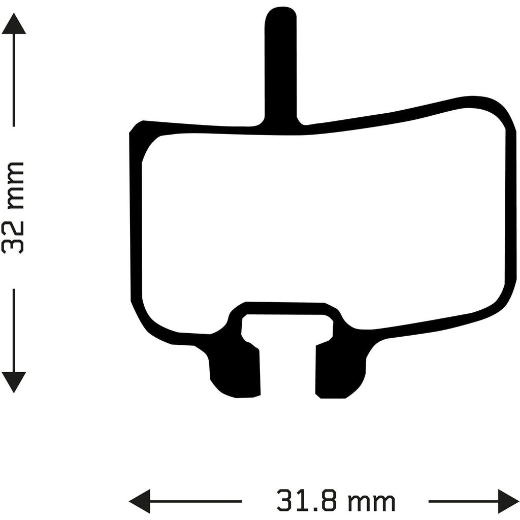 Organic Disc Brake Pads For Hayes And Promax Callipers Aztec
